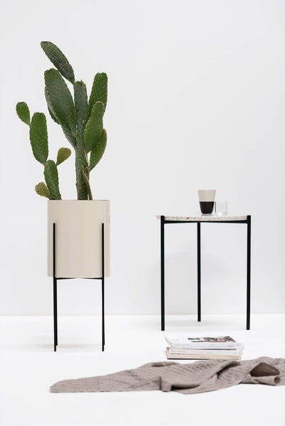 Large Planter and Pot - White