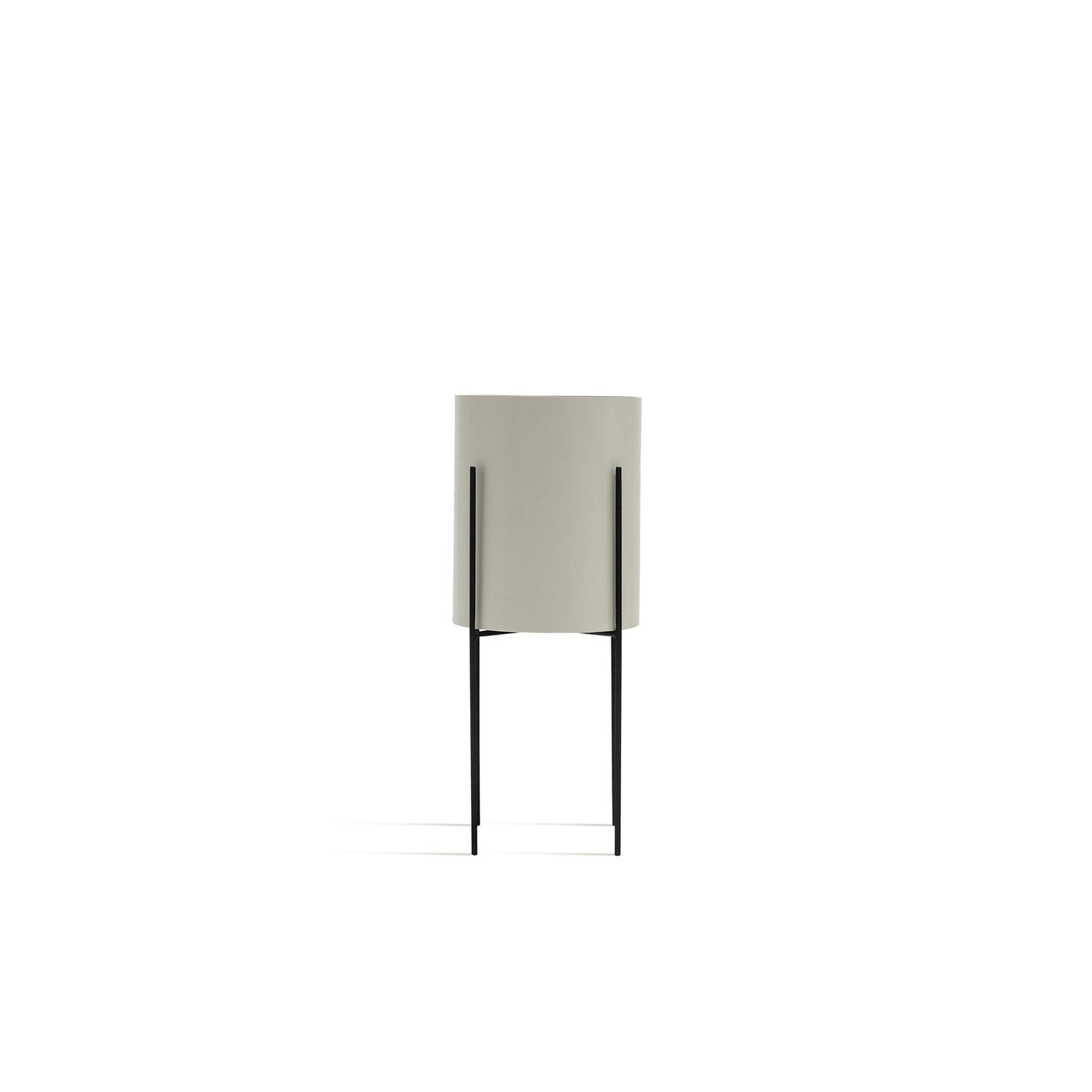 Large Planter and Pot - Grey