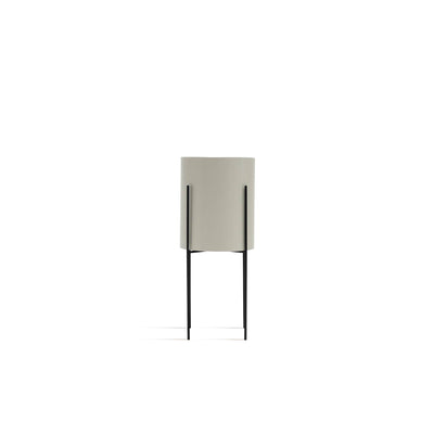 Large Planter and Pot - Grey