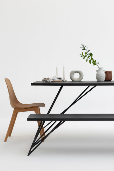 Stevie Steel Dining Table