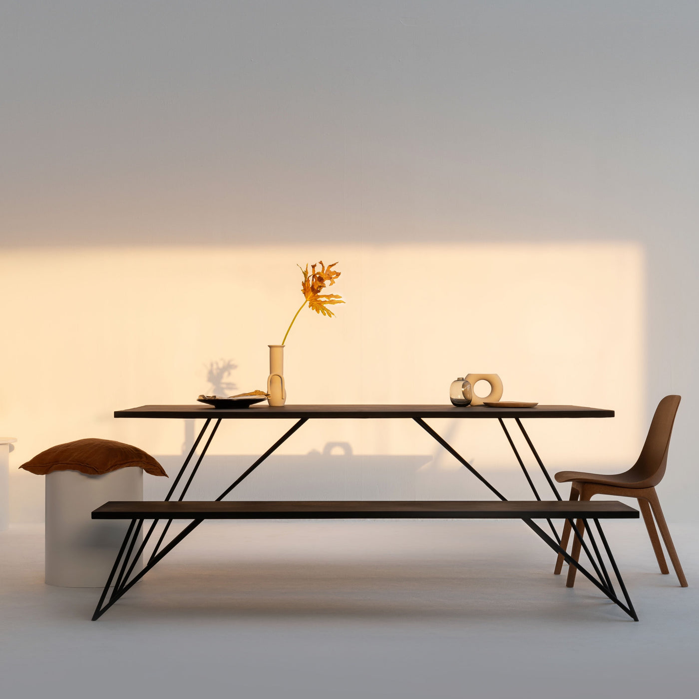 Stevie Steel Dining Table