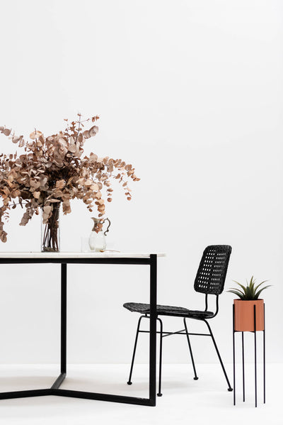 Marble Dining Table - Marble Top, Black Legs Inspiration